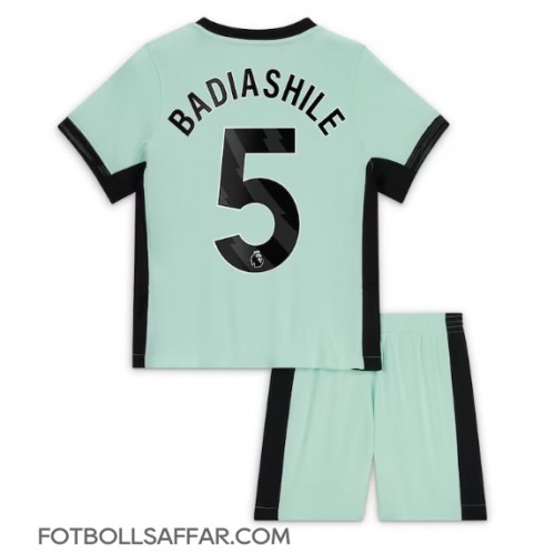 Chelsea Benoit Badiashile #5 Tredje Dräkt Barn 2023-24 Kortärmad (+ Korta byxor)